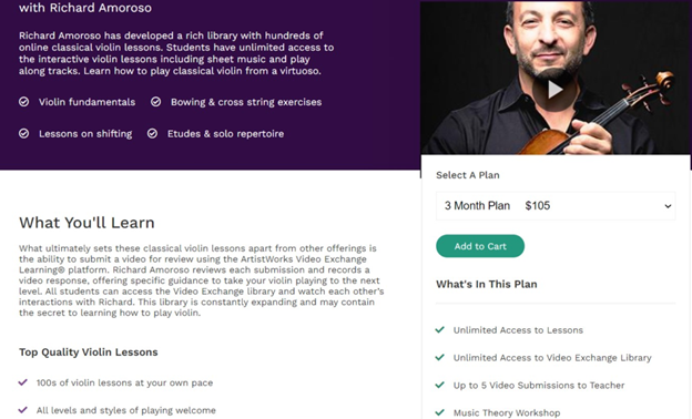Online Violin Lessons – Top 10 Courses, Applications & Software